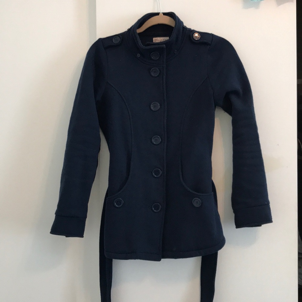 Dark blue warm jacket